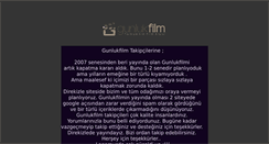 Desktop Screenshot of gunlukfilm.net