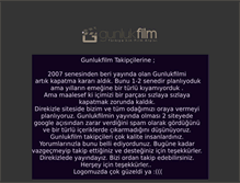 Tablet Screenshot of gunlukfilm.net